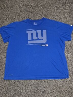Nike Royal Blue New York Giants Short Sleeve Tee
